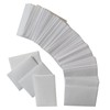 100 pzas sobres blancos papel bond chicos, mini sobres blancos