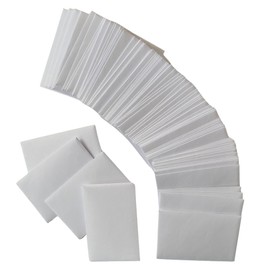 100 pzas sobres blancos papel bond chicos, mini sobres blancos 9.5 x 6.1 cms, sobres para dinero eventos, sobres pequeños para tarjetas de regalo, sobres tarjetas de hotel