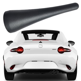 3.8 Inch Aluminum Antenna Mast for Mazda MX-5 Miata RF ND NC (2006-2022), Fiat 124 Spider (1997-2020), Ford Transit 150 250 350 (2013-2023) Antenna Mast