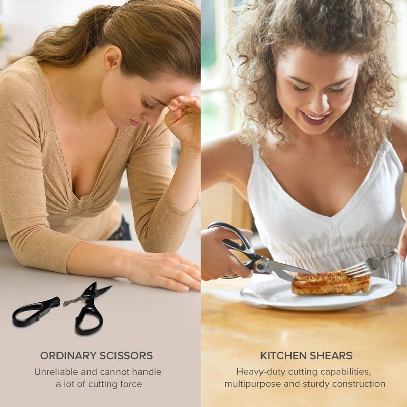 Joejis Kitchen Scissor - Kitchen Heavy Duty Scissors for Meats