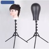 Wig Head Stand Tripod Aluminum Alloy Adjustable Height Portable Mannequin
