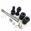 HONGK Frame Sliders Crash Protector For Kawasaki Z1000 2003-2006 Black