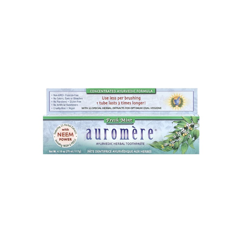 Ayurvedic Herbal Toothpaste, Fresh Mint, 4.16 oz (117 g)