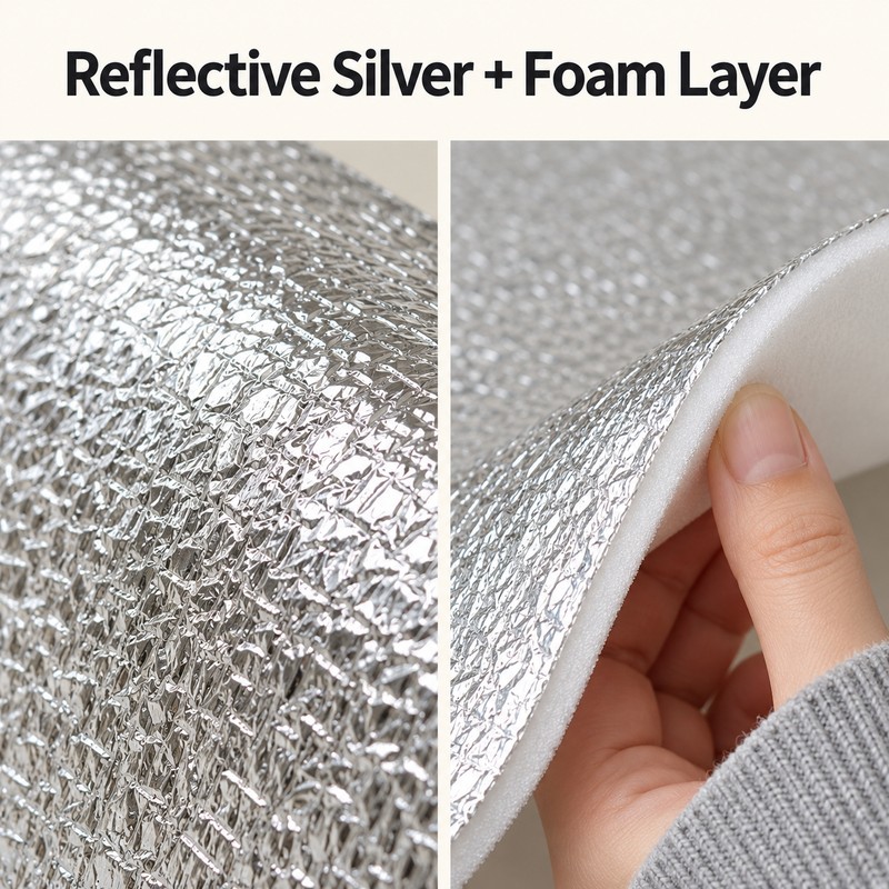 Radiator Reflective Film Wall Insulation Foil – 5m x 50cm