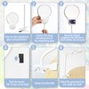 Kulannder LED Magnifying Lamp for Diamond Painting Tools, 4X &