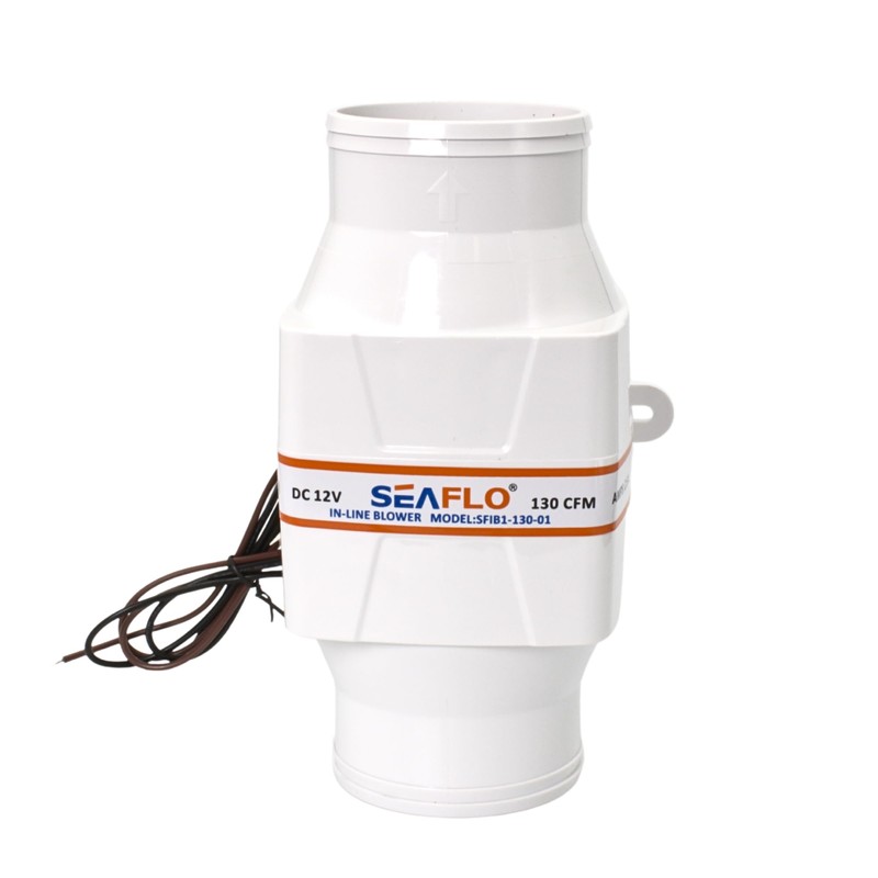 SEAFLO 3" In-Line Marine Bilge Air Blower - 12V, 130