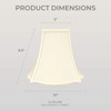 Royal Designs, Inc. Fancy Square Bell Basic Lamp Shade, BSO-702-10EG,