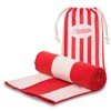 riptide Beach towel 200x90cm Red/White