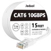 Cable Ethernet Cat 6 de 15 pies, para exteriores e