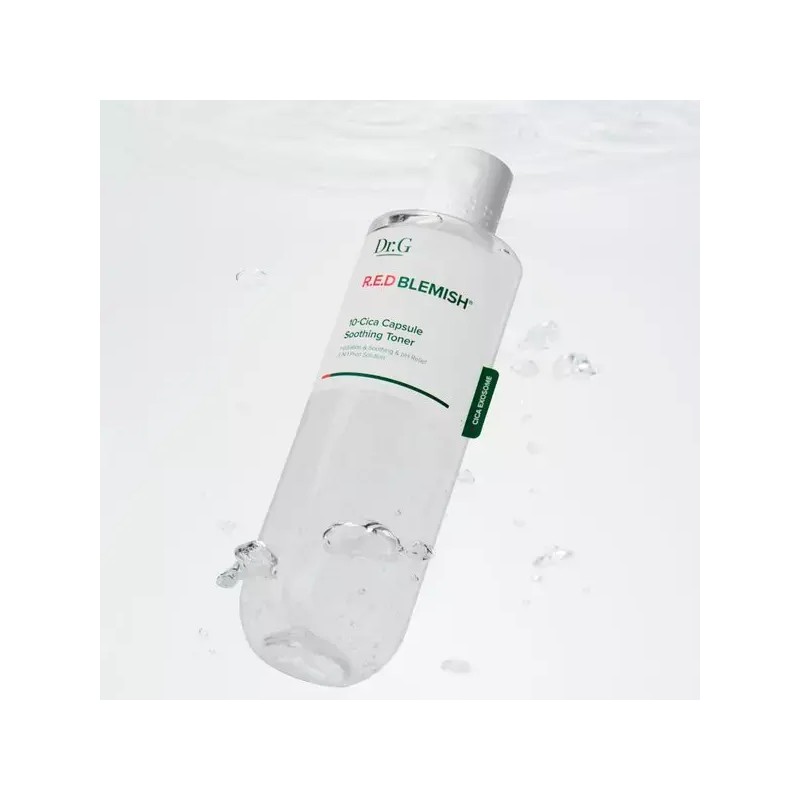 Dr.G [닥터지] NEW 레드 블레미쉬 10-시카 캡슐 수딩 토너 300ml