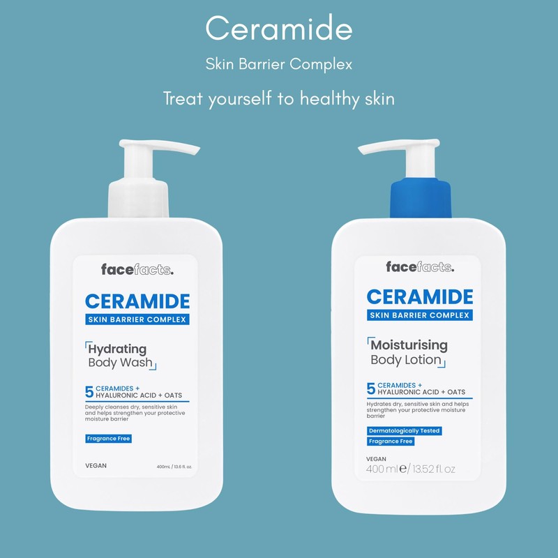 Face Facts Ceramide Moisturising Body Lotion | Hydrates + Softens