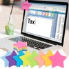 240 Sheets Pastel Sticky Notes Set 8 Color Star Shape