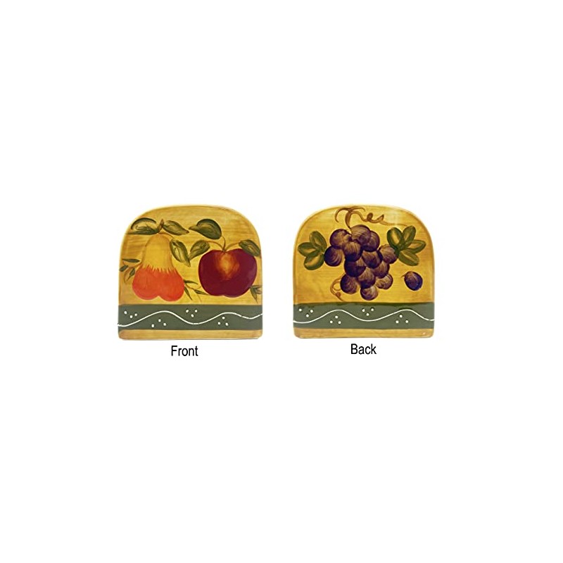 ACK Salt and Pepper Shaker with Napkin holder (Mixed Fruit),