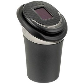 Carmate DZ384 Solar Ash X Car Ashtray, Carbon Style, Plated