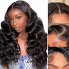 Gsoroel 13 x 6 Swiss Lace Front Wig, 12A Grade