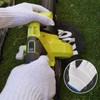 White Safety Work Glove Knitted Cotton Heavy Duty Gardening Factory