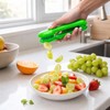 2Pcs Grape Cutter Tool,Kitchen Fruit Cutter Slicer Grape Strawberry Cherry