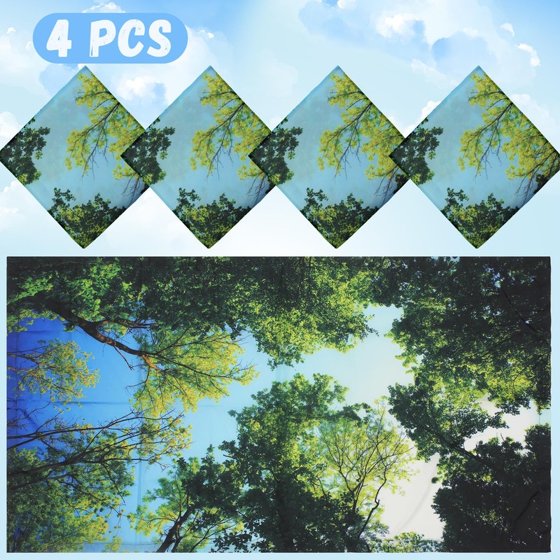 4 Pack Fluorescent Light Cover with 4 x 2 Feet