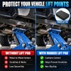 4 Packs Rubber Lift Blocks,Anti-Skid Auto Lift Pads for Cars,