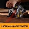 DEKOPRO 20V Cordless Circular Saw, 6-1/2-Inch Blade, 4500 RPM Circular