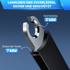 COICER Bicycle Lock Folding Lock 85 cm with 3 Keys
