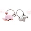 iSuperb 1 Pair Fantastic Kissing Elephants Couple Keychains Valentine Gift
