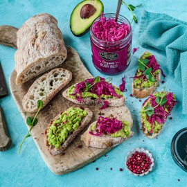 Ruby Red Raw Sauerkraut, Organic, 400g