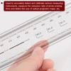 sourcing map Film Flexible Ruler 80 cm 0.1 mm Scale