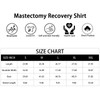 Youdiao Mastectomy Shirts with Drain Pockets Post-Surgery Must Haves Soft