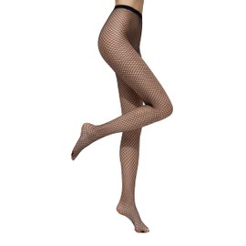 TouchUps Fishnet Stockings Fashion Stockings High Waist Bottom Wear Pull-on Style Breathable, Comfortable