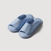 JAJU [JAJU] Quilting Washable Floral Slippers_250-265_Blue