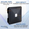 2 RV 4" RUBBER BUMPER PLUG END CAP COVER w/Tabs