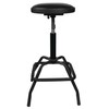 Performance Tool W85016 Pneumatic Stool w/Removable Backrest
