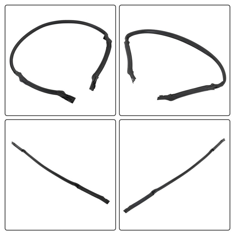 Nurniacl Rear Targa Top Weatherstrip Seal Replacement for 1997-2004 Corvette