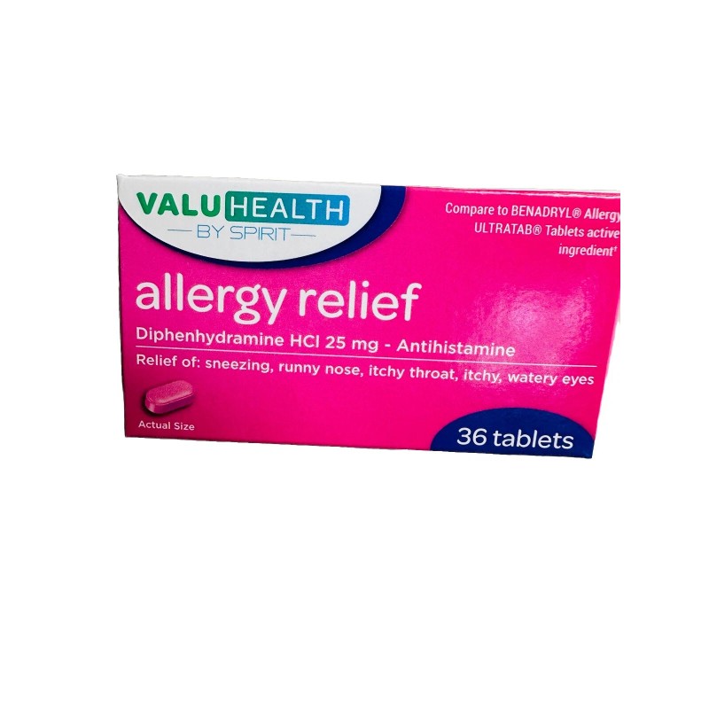 Value Health Allergy Realief 25 mg Tablet 1 blt of