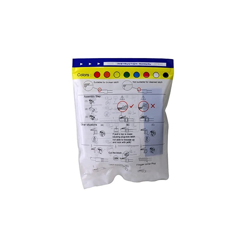 Construct Pro RJ-45 Fácil Plug para reparación de Cat5e y