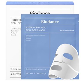 BIODANCE BIODANCE Hydro Cera-nol Real Deep Mask, Overnight Hydrogel Mask, 1.19oz (34g) x 4 Pack