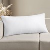 MIULEE 16x36 Inch Premium Lumbar Throw Pillow for Bed Sofa