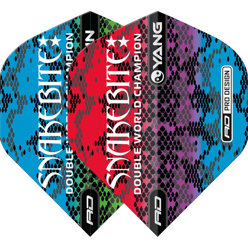 RED DRAGON Yin Yang Double-Sided Peter Wright Snakebite Selection Pack