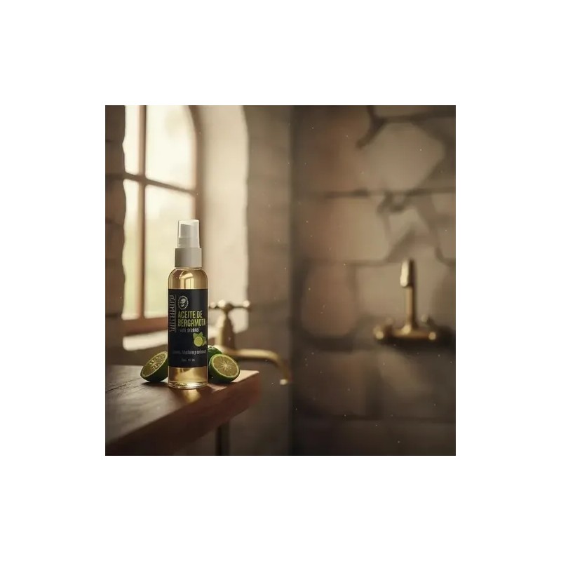 Aceite De Bergamota 125 Ml Crece Barba Y Bigote
