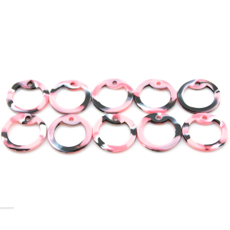 Pack of 10 Pink Camo Military Army ID Dog Tag