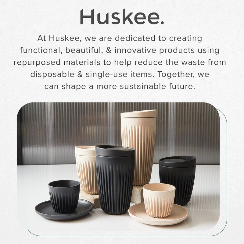 Husky Cup Coffee Cup Tumbler with Lid 340ml (12oz) Natural