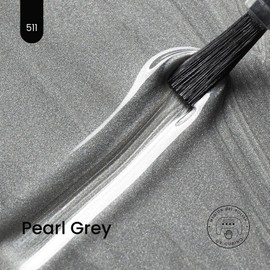 MAYCHAO 15ML Pearl Gel Nail Polish Pearlescent Shell Shimmer Mermaid Grey Gel Polish Swirl Thread Effect Nail Polish Soak Off UV LED Lamp Curing for Nail Art Manicure Salon DIY at Home, 0.5 OZ