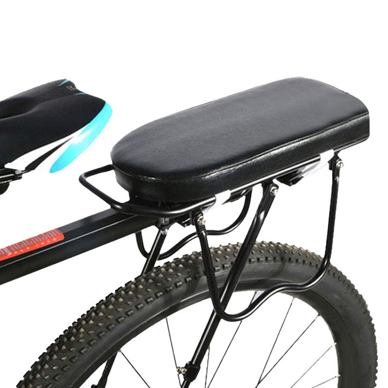 Black, Comfortable, Shockproof PU Cushion for Bicycle Rear Saddle Seat