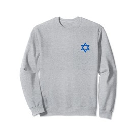 Israel flag, star of David, Judaism, support, solidarity Sweatshirt