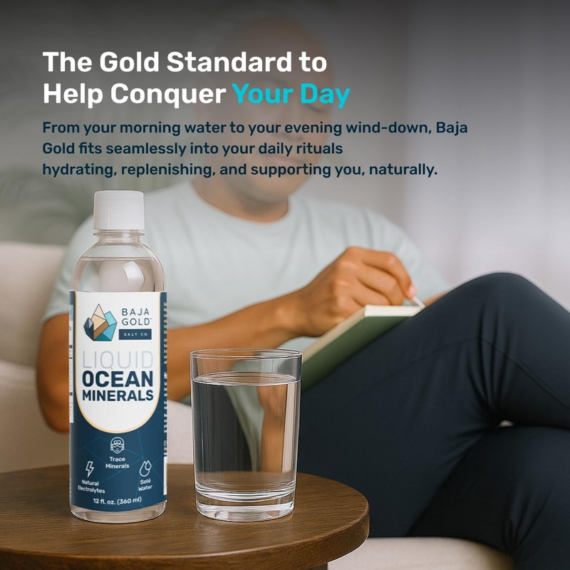 Baja Gold Liquid Trace Mineral Drops – Pure Ocean-Based Minerals