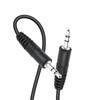 Aprelco 6ft Black Premium 3.5mm 1/8" Stereo Audio Aux Lead