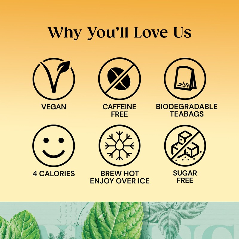 Twinings Pure Peppermint Tea Bags, 20x40g