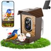 Smart Bird Feeder with Camera Solar Powered, Birdfeeder Cam for