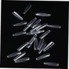 FOMIYES Pcs Long Fake Nails Sticker Set Full Coverage Nail